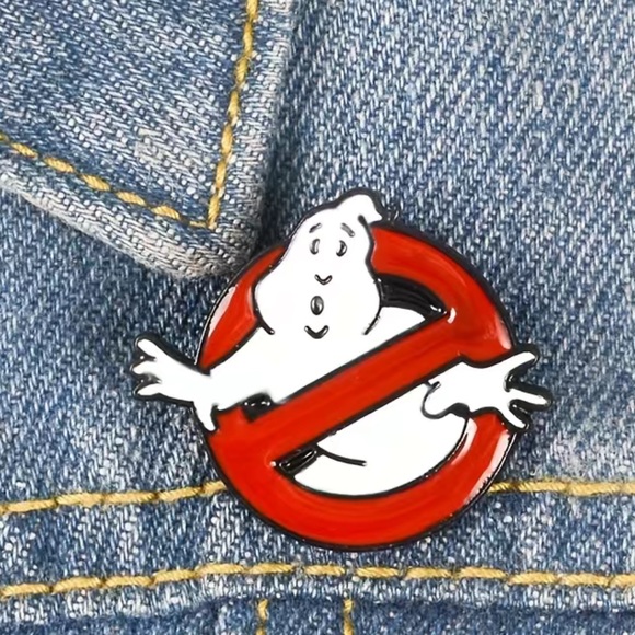New Ghostbusters logo Pin Brooch - Picture 3 of 6